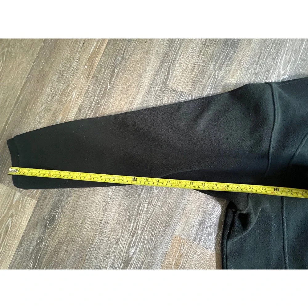 The North‎ Face Fleece Jacket Mens XXL Black Full Zip Midweight Gorpcore Outdoor